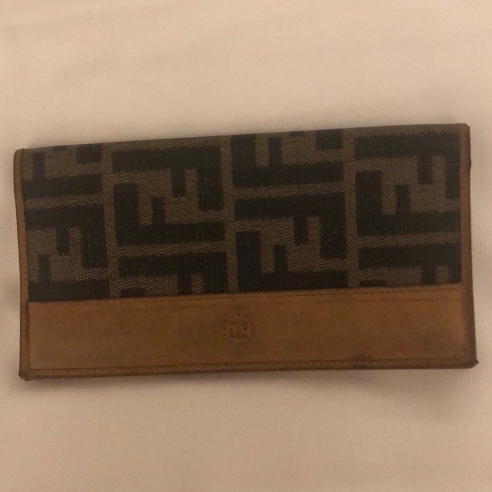 Vintage Fendi Checkbook Cover